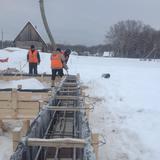 Заливка фундамента в минусовую температуру